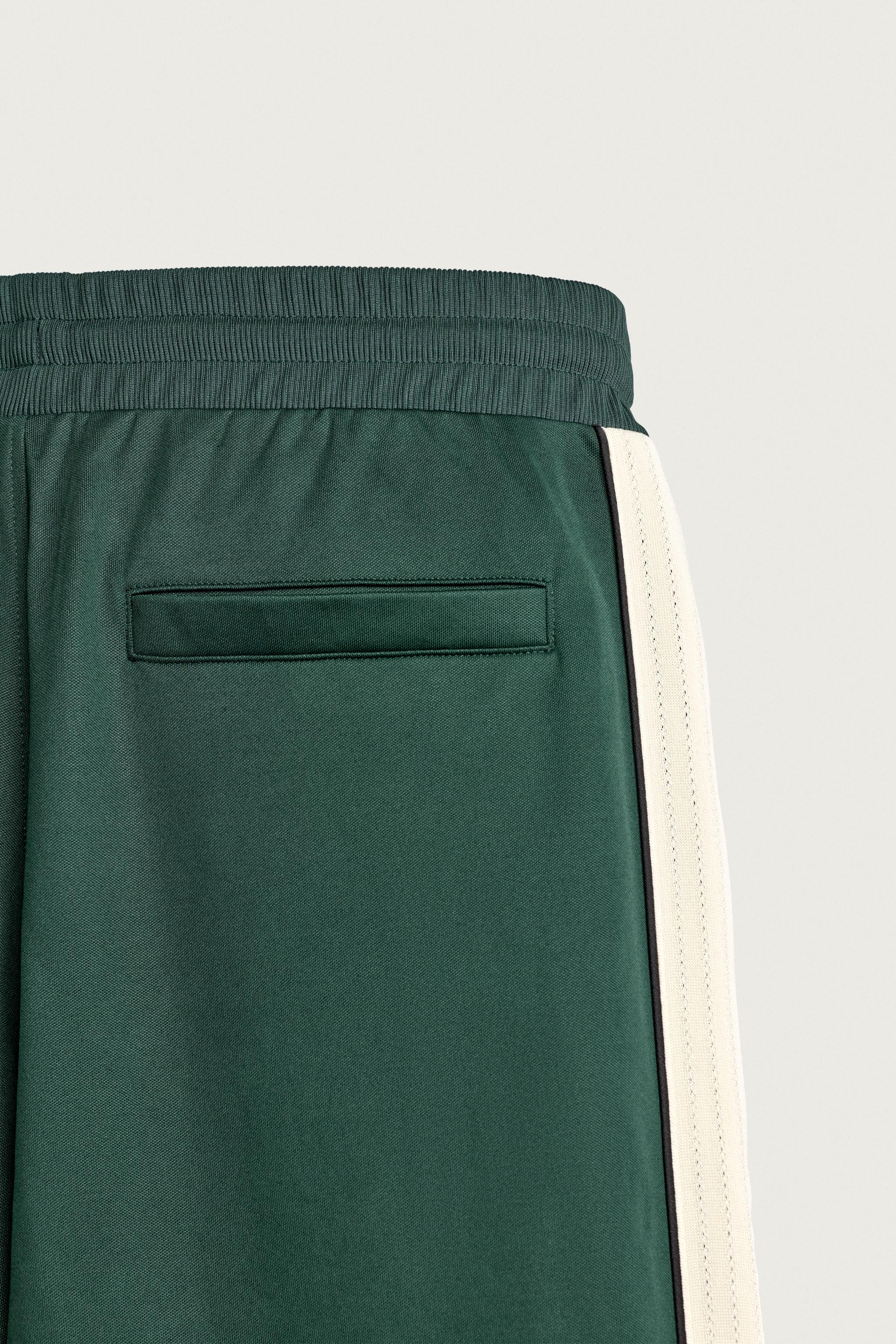 RETRO CONTRAST-STRIPE TRACK PANTS
